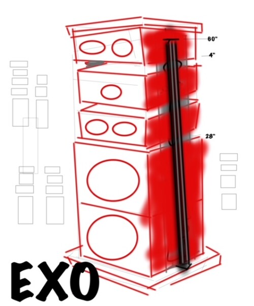 The first sketch I did when I had the idea