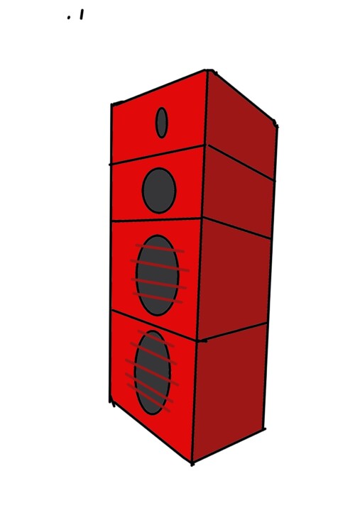 One of my first design sketches